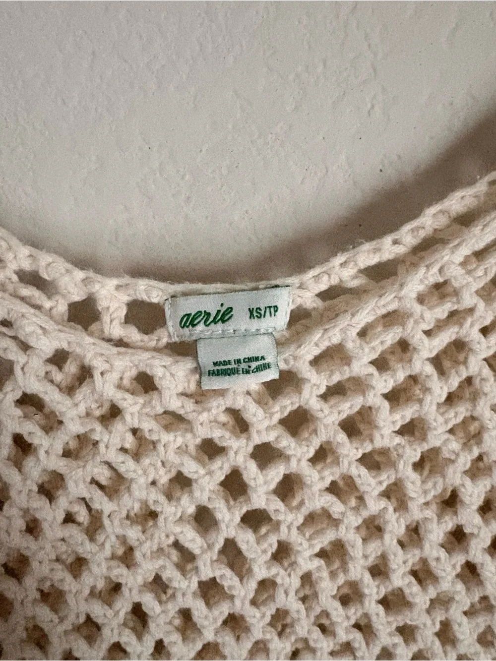 Offline by Aerie Crochet Maxi Dress- size XS